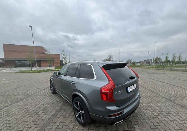 Volvo XC 90 cena 172000 przebieg: 99583, rok produkcji 2018 z Szczecin małe 781